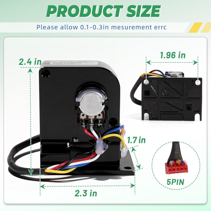 Rendrox 6V Elliptical Resistance Motor Compatible with NordicTrack Ellipticals Resistance Motor Brake Tensioner, Replace 241949