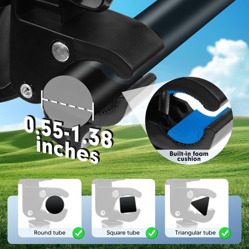 Golf Cart Phone Holder Cup - Removable 2-in-1 Cup Holder for Walker Golf Cart Accessories Cell Phone Holder Compatible for EZGO/Club Car/Yamaha [Black]