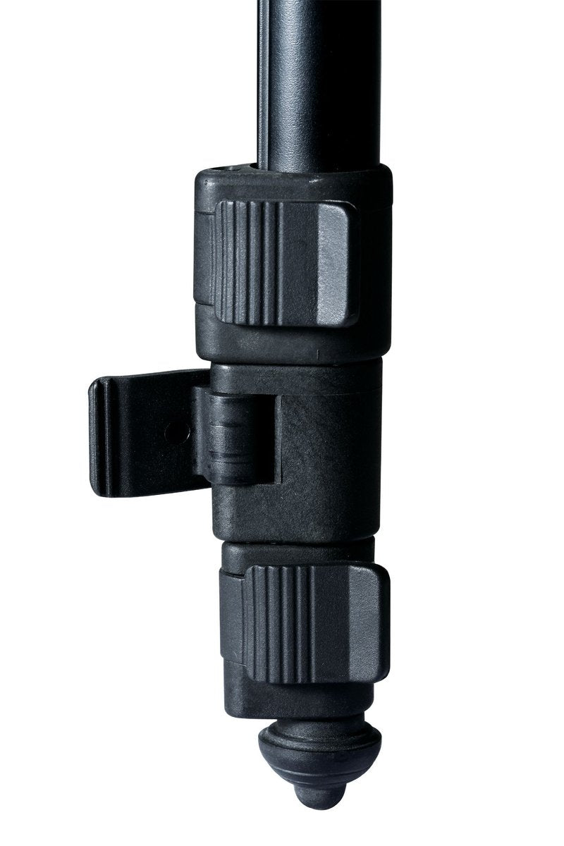 Vanguard Scout M62 Gun Pod with V Shaped Rotating Yoke, Quick Flip Leg Locks, Foam Hand Grip with Wrist Strap and Carabiner, Black