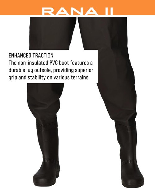 FROGG TOGGS Men's Rana II PVC Boot Foot Chest Wader