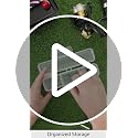 Small Spinnerbait Box - 3 Compartments, Holds 6, Clear