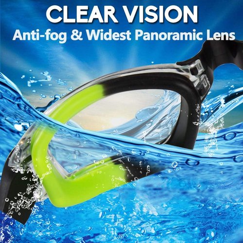 EverSport Kids Swim Goggles - Anti-Fog & Anti-UV Protection | Pack of 2 for Ages 4-16