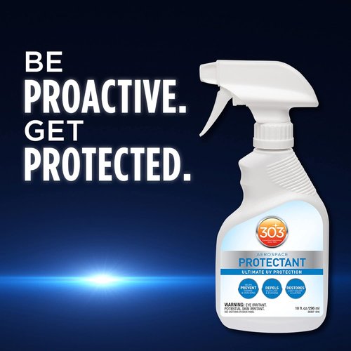 303 Products Aerospace Protectant Spray - UV Protection & Dust Repellent | Restores Matte Finish, 10 Fl. Oz.