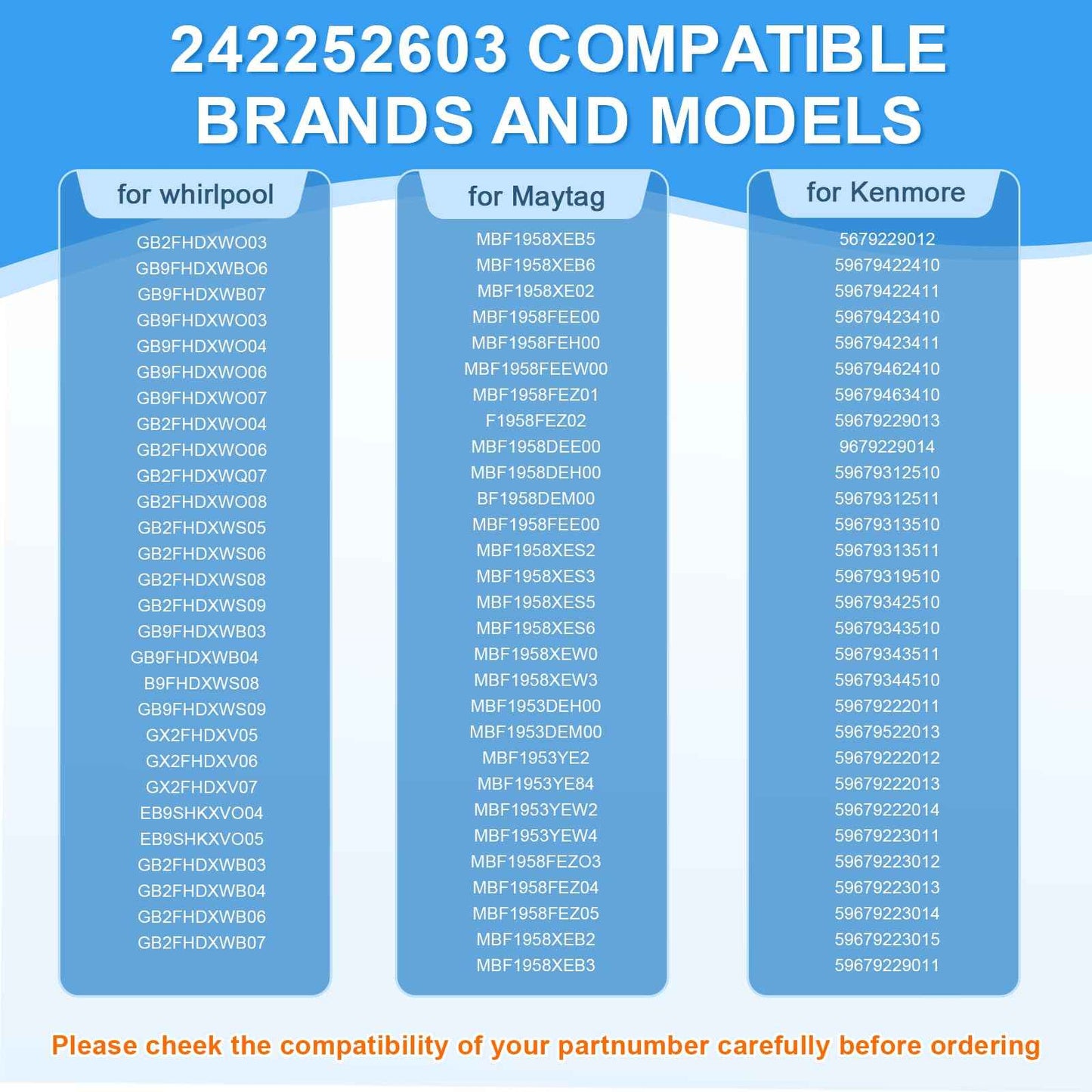 Upgraded 242252603 Refrigerator Ice Maker Water Inlet Valve, for Electrolux Frigidaire kenmore Icemaker Solenoid Valves, Replacement parts AP5671756 241803701 PS7784017 241803703 218475600 218720400