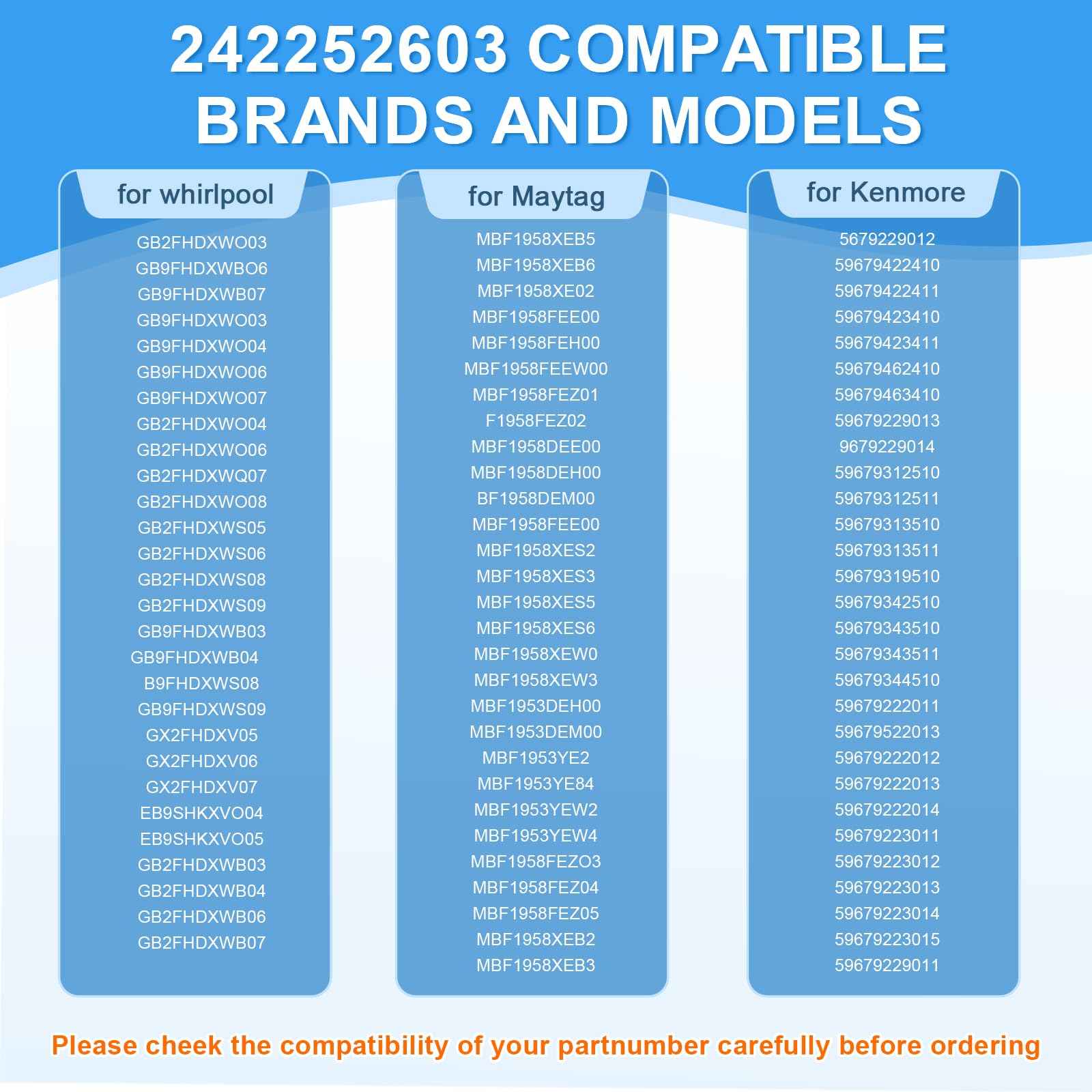 Upgraded 242252603 Refrigerator Ice Maker Water Inlet Valve, for Electrolux Frigidaire kenmore Icemaker Solenoid Valves, Replacement parts AP5671756 241803701 PS7784017 241803703 218475600 218720400