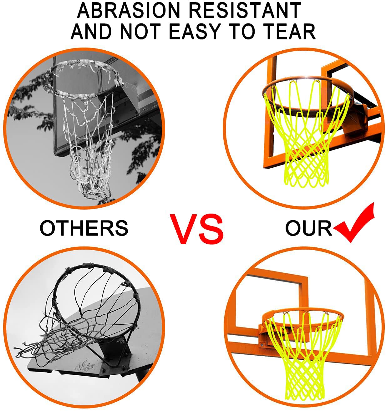 NEIJIANG Glow Basketball Net,Nightlight Luminous Outdoor