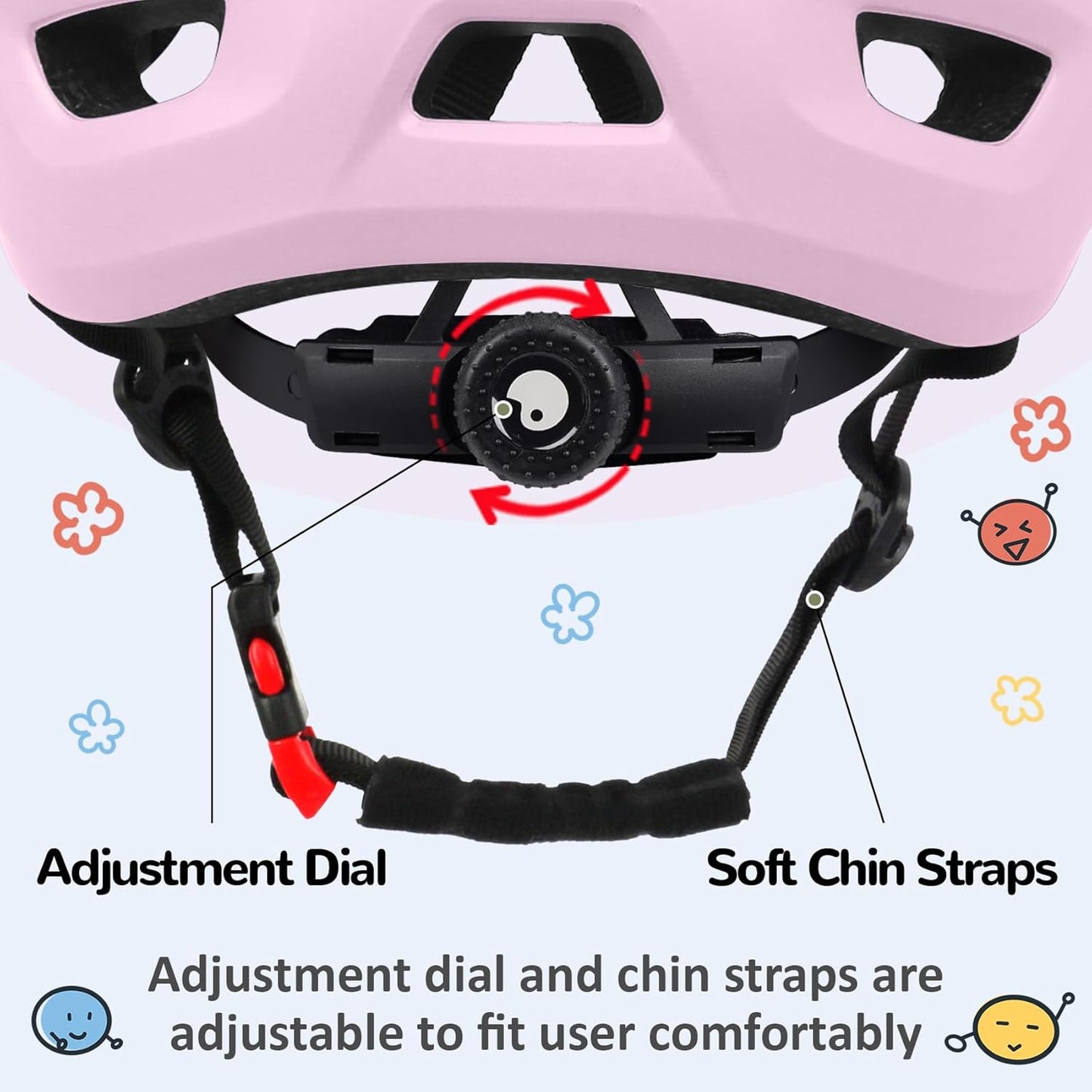 Skiennix Toddler Bike Helmet - Adjustable Multi-Sport Design for Ages 2-6 | Two Sizes Available