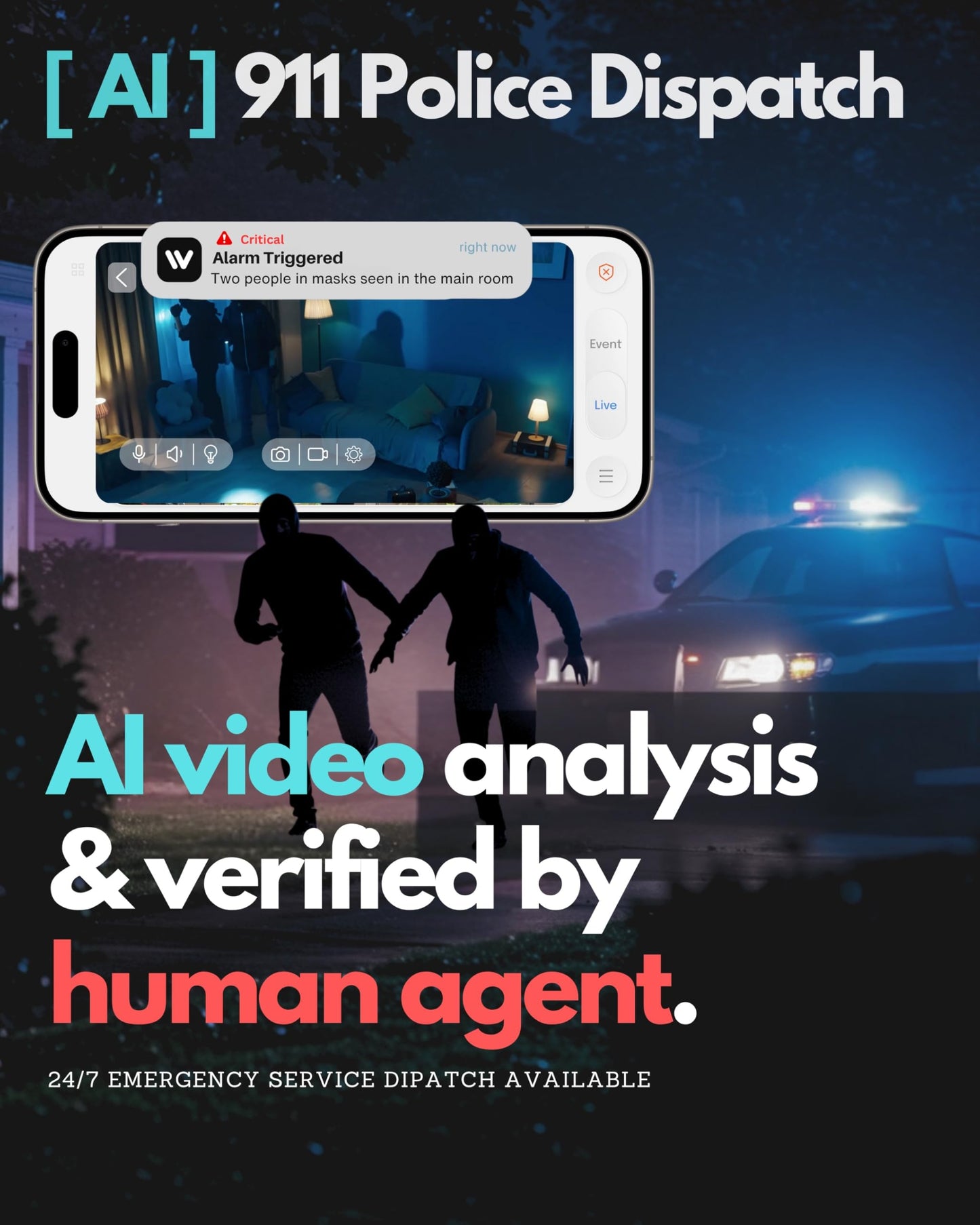 Recmoment Indoor Security Camera,2K 2.4G WiFi Baby/Pet/Dog/Nanny Cameras for Home Security,AI descriptive Notification, AI Cameras with 2-Way Talk, Color Night Vision, AI Smart Detection,911Emergency