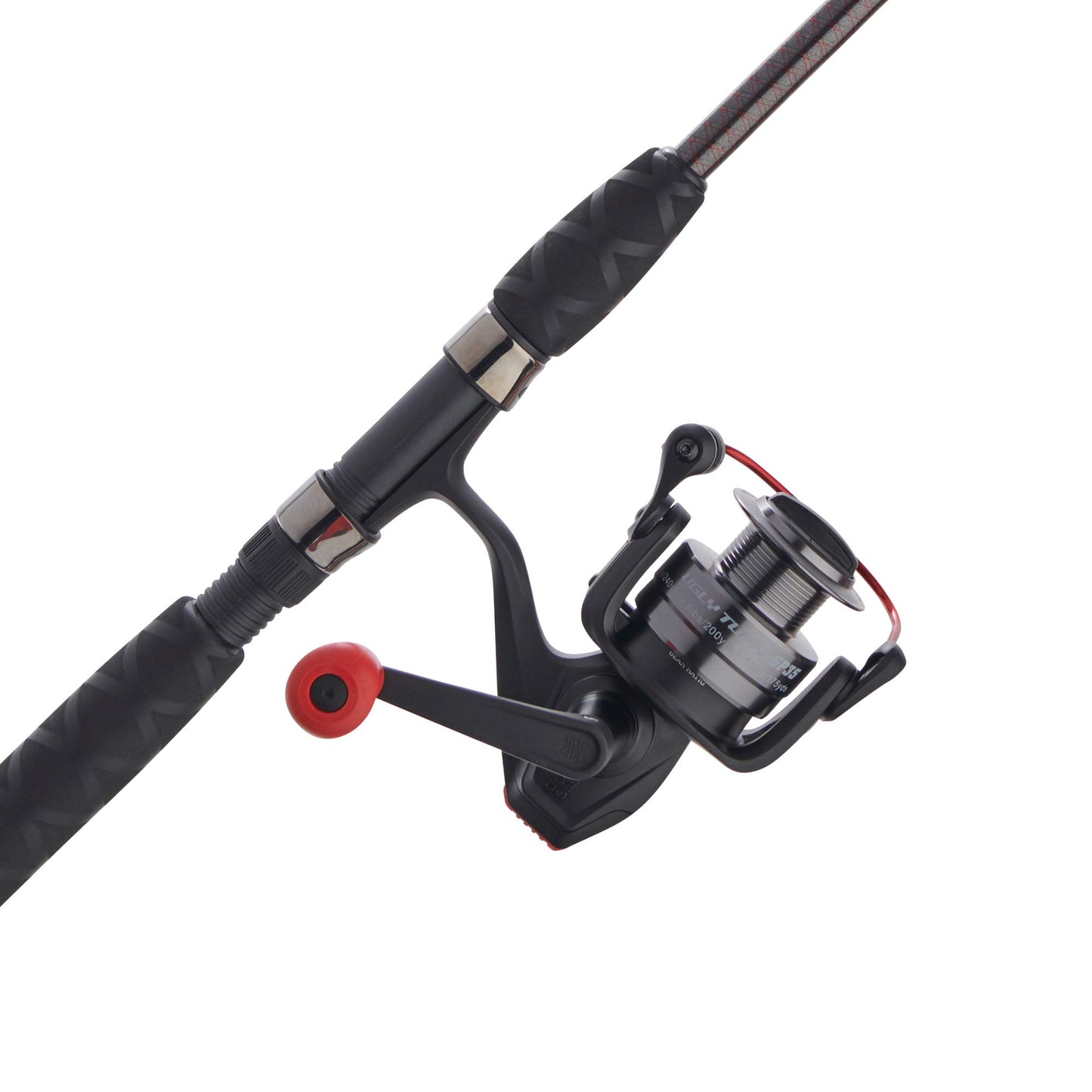 Shakespeare Ugly Stik 7’ Ugly Tuff Spinning Fishing Rod and Reel Spinning Combo, Ugly Tech Construction with Clear Tip Design, Size 35 5 Ball Bearing Conventional Reel
