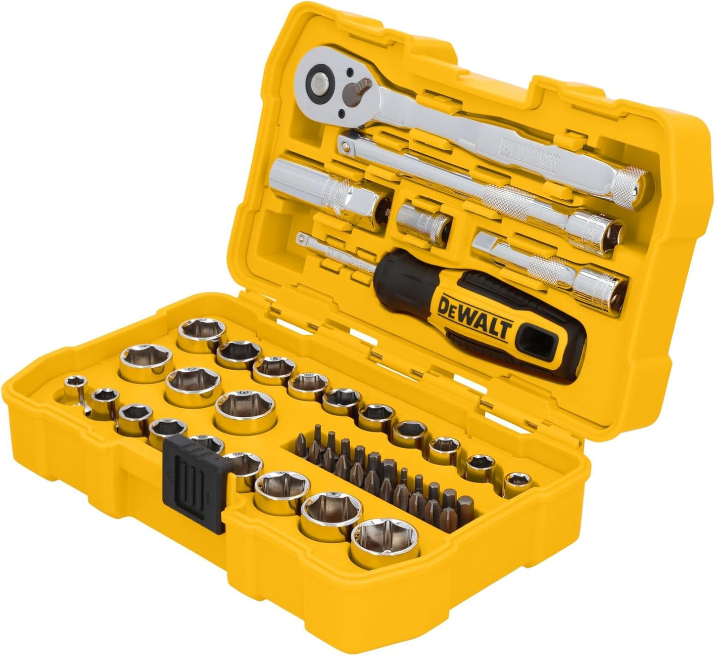 DEWALT 50-Piece Mechanics Tool Set with 3/8" Drive - Durable & Versatile