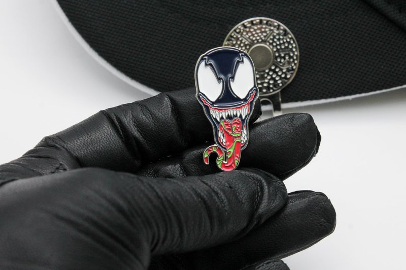 Mulligan Hooligan Golf Ball Marker + Magnetic Hat Clip, Funny and Unique Golf Gift, Premium Quality, The Perfect for Your Favorite Golfer, Golf Accessories for Any Occasions (Monster)