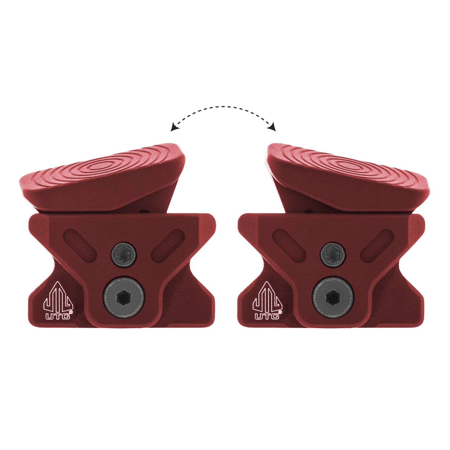 UTG Angled Index Mount, Keymod, Matte Red