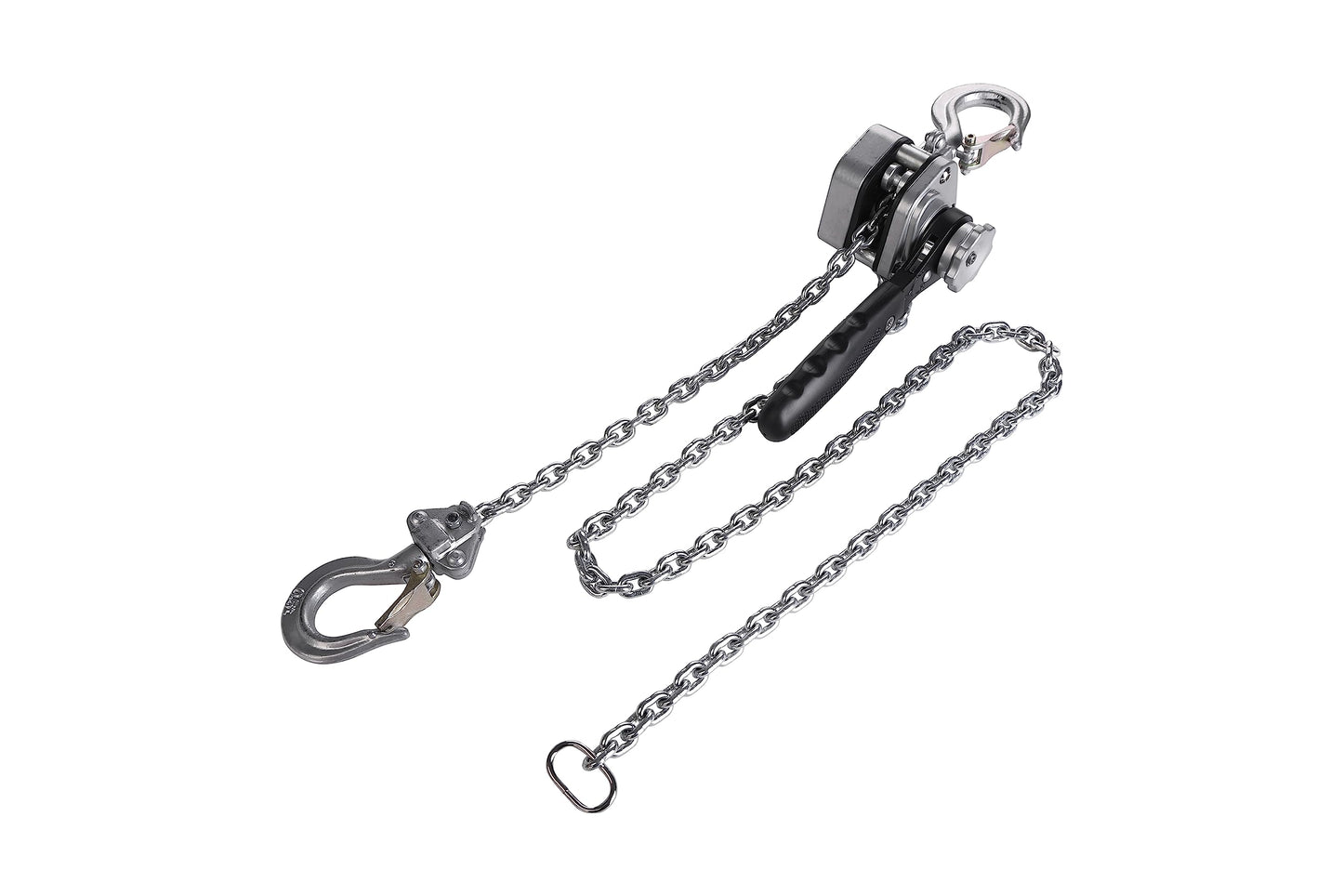 Amarite Mini Hand Lever Chain Hoist -0.25t 550lbs Come Along Chain Block with Alloy Steel G80 3M 10ft Chain-Light Weight Portable Mini-Puller Hoist 1/4 Ton Lifting Capacity, 10 Ft Lifting