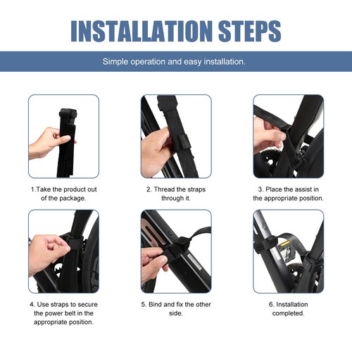 MOXRUQ Bicycle Carrying Strap, Portable Nylon Lifting Strap for Bikes, Bicycle Frame Handle Carrying Lifter, Universal Climbing Stairs Assist for Mountain Bike Road Bike (Black)