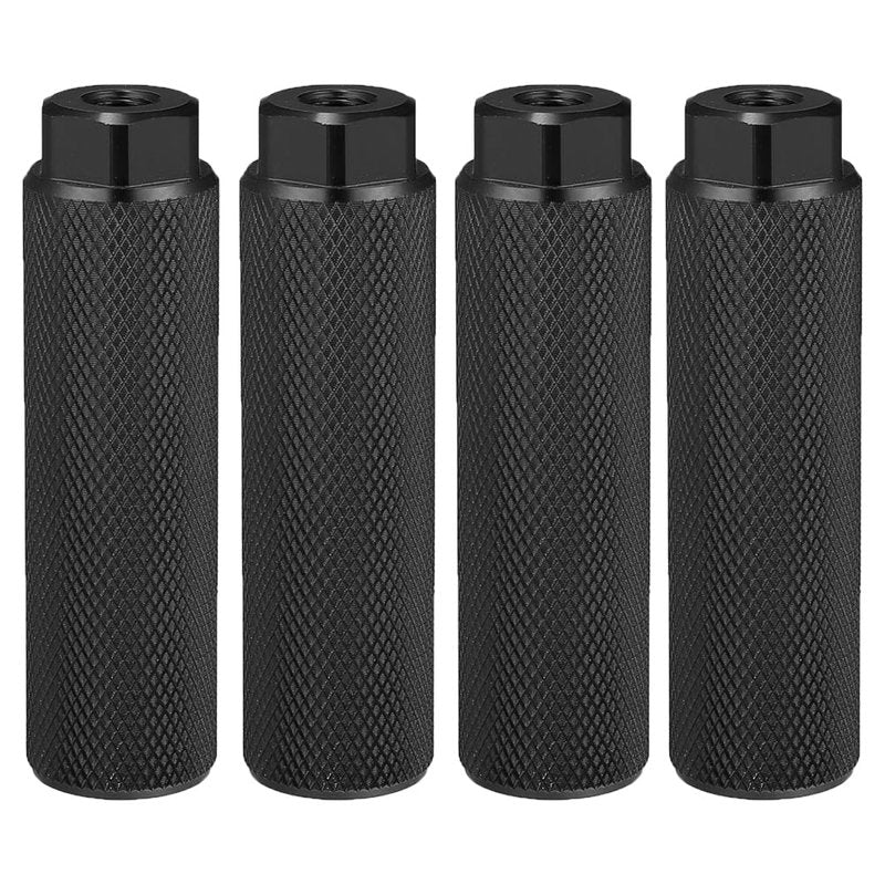 SMALLSTARIII Bike Pegs 4Pcs Aluminum Alloy Anti-Skid Lead Foot Bicycle Pegs 3/8 inch Axles