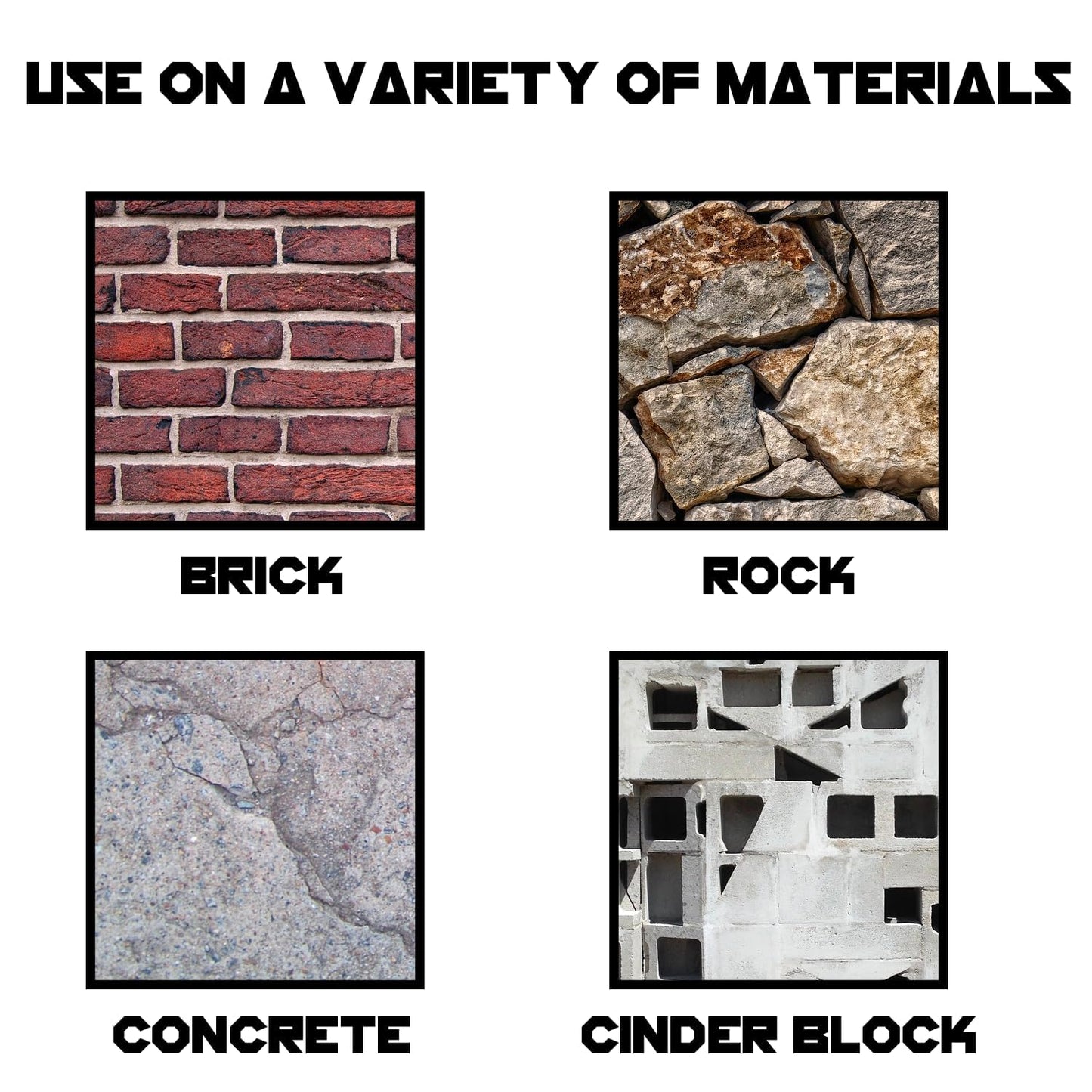 1/2 Inch Masonry Drill Bits (2 Pack - 6" Length Industrial Grade) Carbide Tipped Easily Cuts Through Concrete, Cement, Block, Stone, & More!