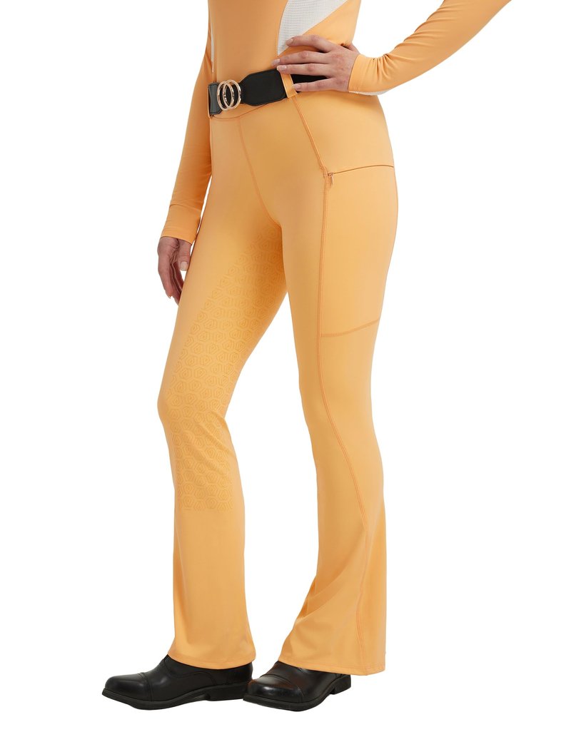 FitsT4 Sports Women's Bootcut Horse Riding Pants Full Seat Equestrian Breeches Summer Riding Tights Cabbage X-Small
