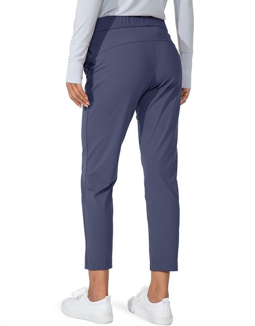 G Gradual Women's 7/8 Stretch Ankle Pants - Deep Pockets for Golf, Athletic, Lounge & Travel