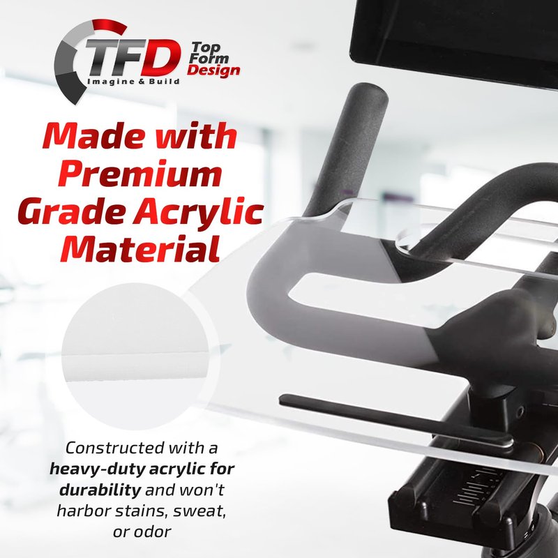 TFD Sidewinder | Compatible with Peloton Bike (Original GEN 3 ONLY) | Laptop Desk Tray - Premium Holder for Laptop, Tablet, Phone, Books & More - The Ultimate Peloton Accessories (Sidewinder Tray)