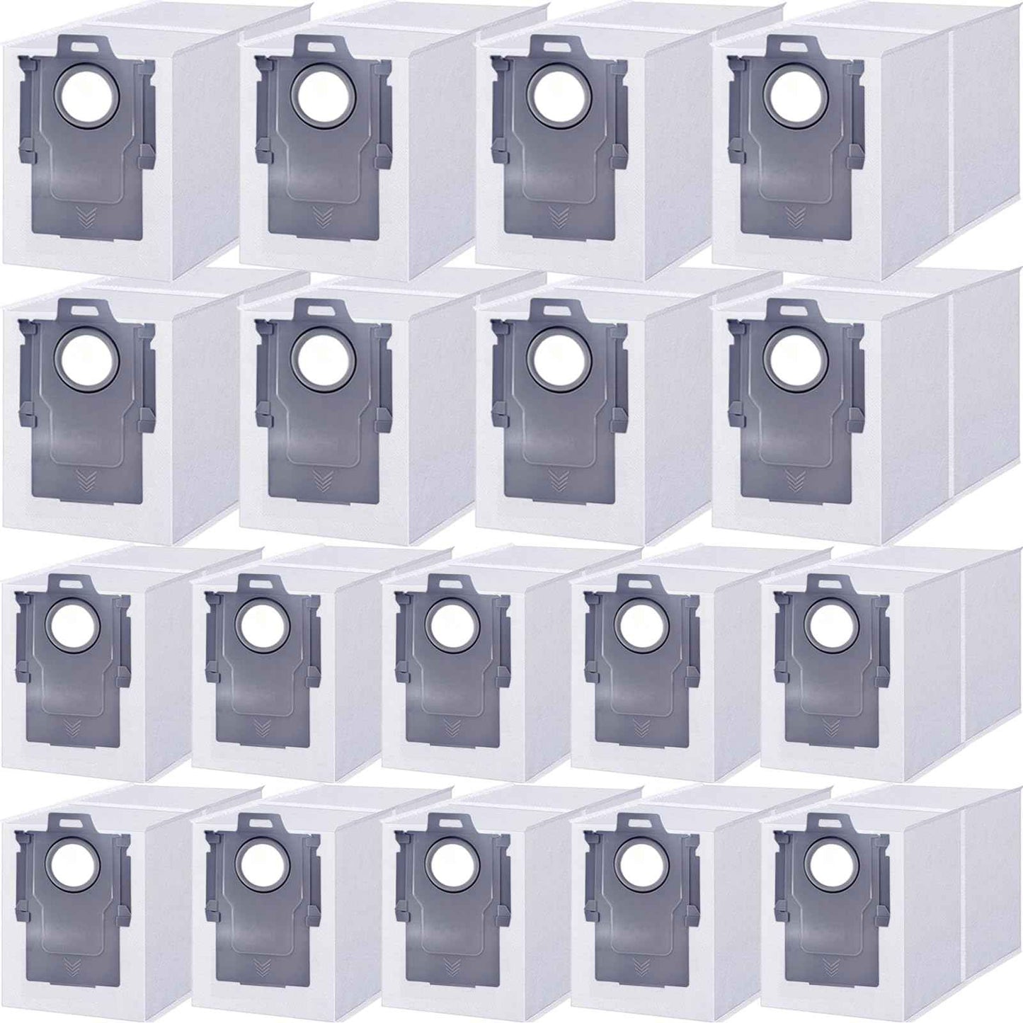 18 pack Dust Bags for roborock Qrevo, Qrevo MaxV, Qrevo S, Qrevo Pro, Qrevo Master, S8 Max Ultra, S8 MaxV Ultra, Qrevo plus Vacuum Cleaner,2.7L Large Capacity Disposable Dust Bags Replacement