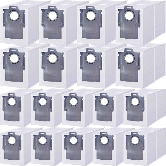 18 pack Dust Bags for roborock Qrevo, Qrevo MaxV, Qrevo S, Qrevo Pro, Qrevo Master, S8 Max Ultra, S8 MaxV Ultra, Qrevo plus Vacuum Cleaner,2.7L Large Capacity Disposable Dust Bags Replacement