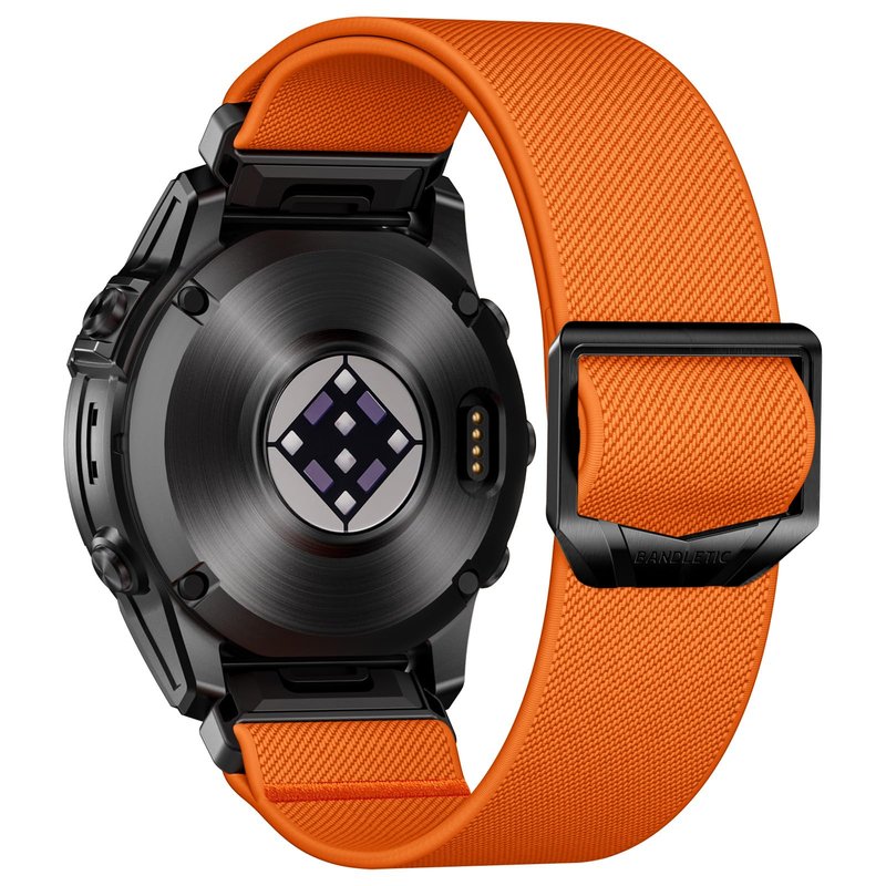 Bandletic Compatible with Garmin Fenix 8 47mm Band, Stretchy Nylon Quick Fit Strap for Instinct E&3 45mm/2/Fenix E/8 47mm/7/6/5/Forerunner 965/955/Epix 2/Approach S70 47mm/Tactix & Quatix 8-47mm