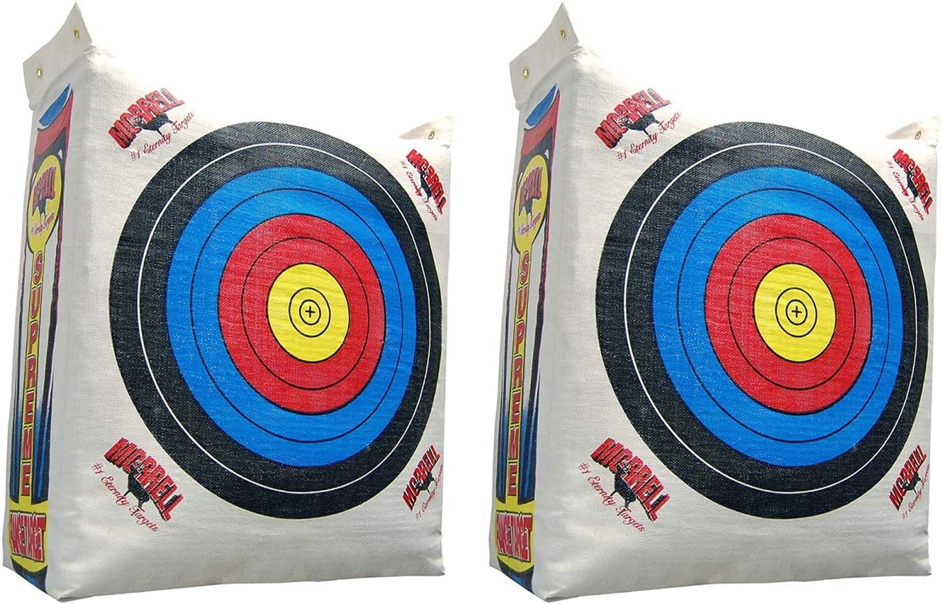 Morrell Weatherproof Supreme Archery Bag Target - 2 Shooting Sides, 4 Shooting Spots, White Cover Only