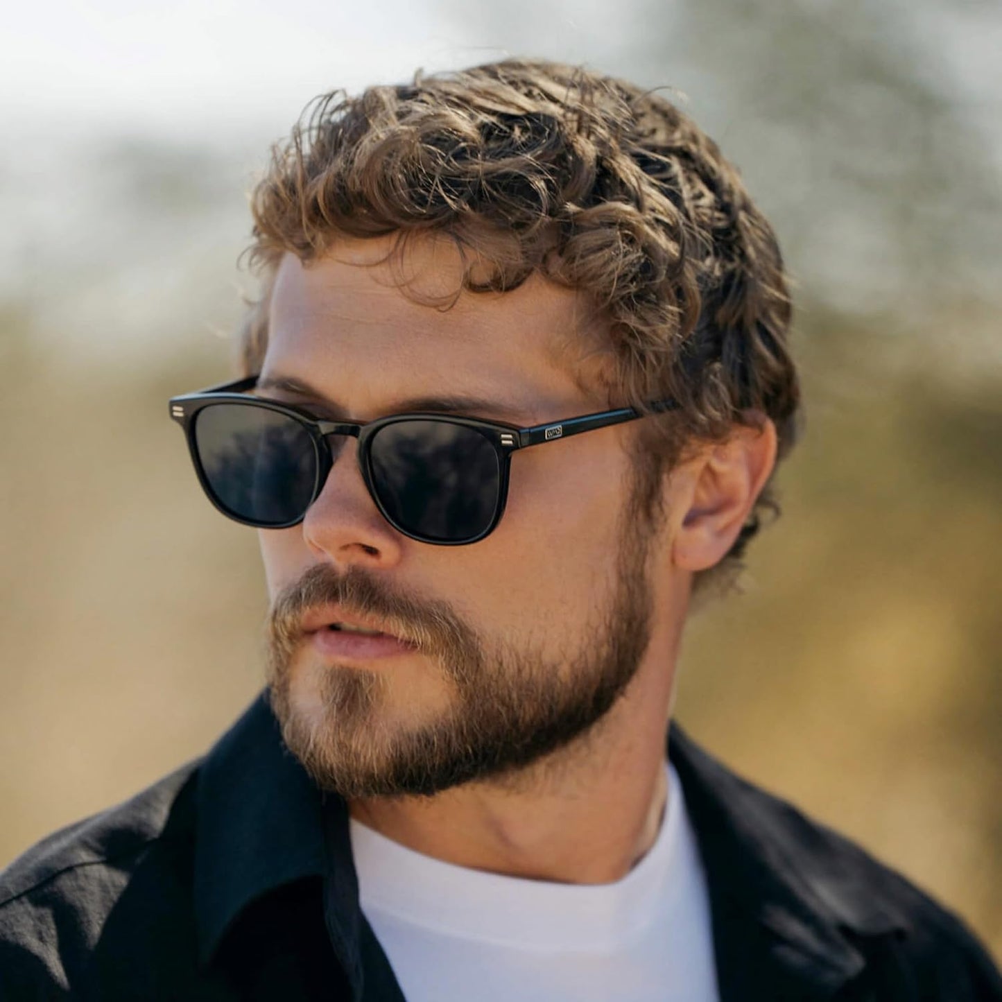 WearMe Pro WMP Eyewear - Men's Polarized Modern Rounded Square Sunglasses | UV Protection & Stylish Design