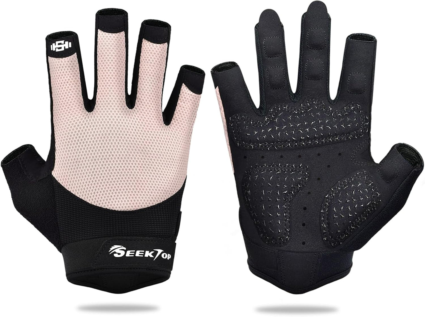 Seektop Workout Gloves - Breathable Weight Lifting Gloves with Full Palm Protection | Excellent Grip for Gym Fitness