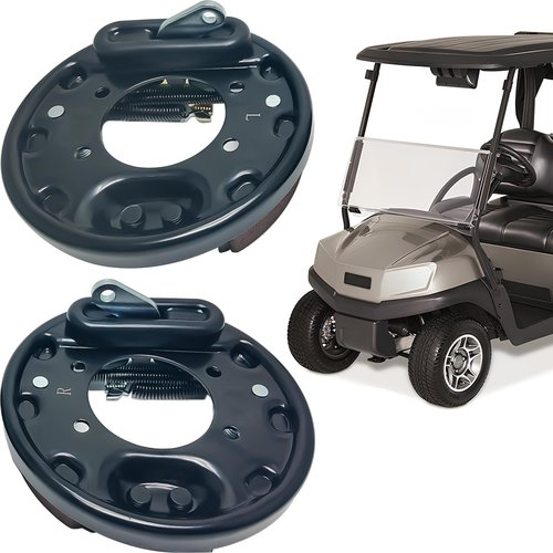 HUDEX Golf Cart Rear Brake Assembly Kit Compatible with 1996+ EZGO TXT PDS Medalist & 1993+ Yamaha G14 G16 G19 G20 G21 G22-2pcs Diver & Passage Side Brake Clusters,OE#70998G01-L/70998G02-R
