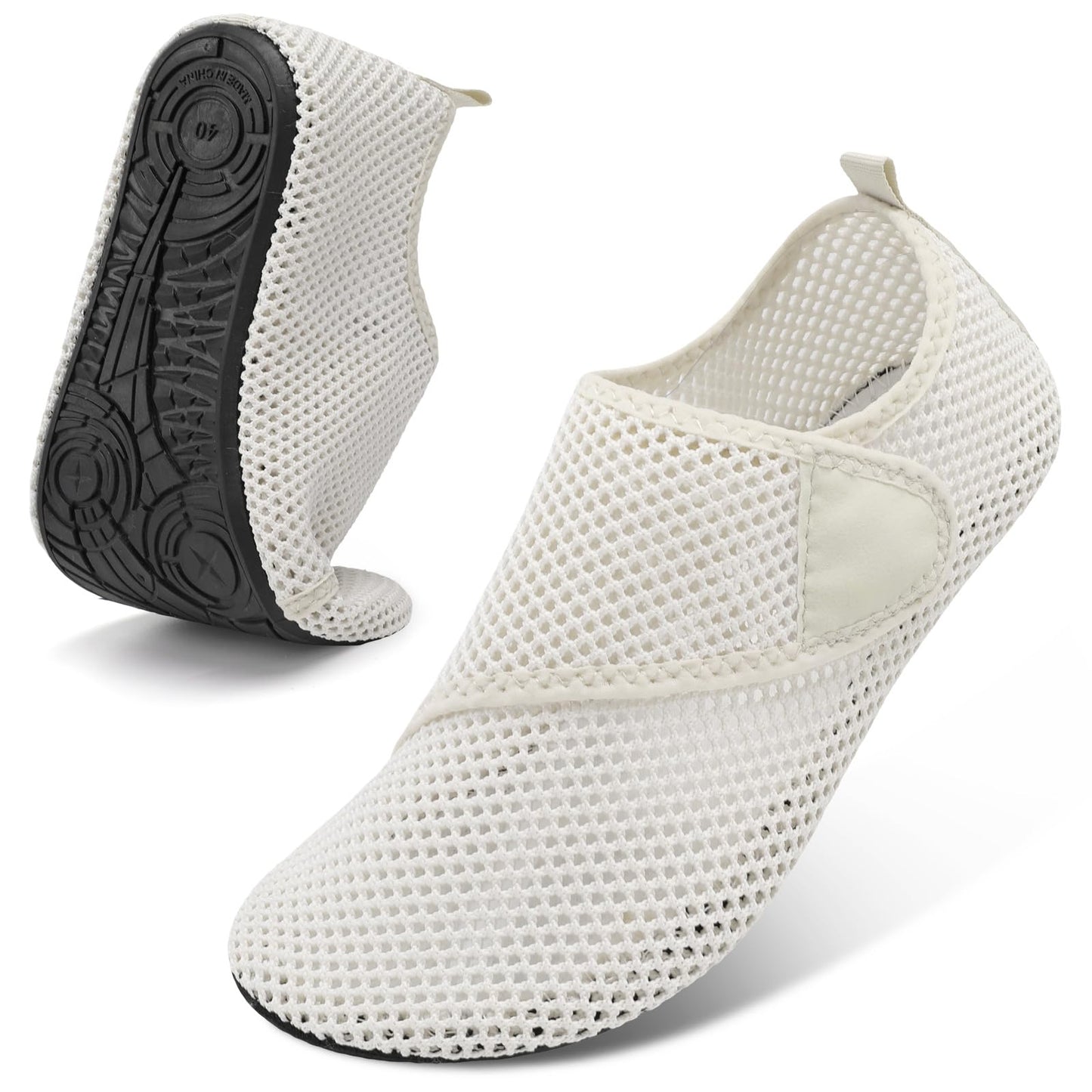 Spesoul Water Shoes for Women Men Quick Dry Aqua Socks Water Sneakers Outdoor Beach Swim Shoes 9-10 Women/7.5-8 Men