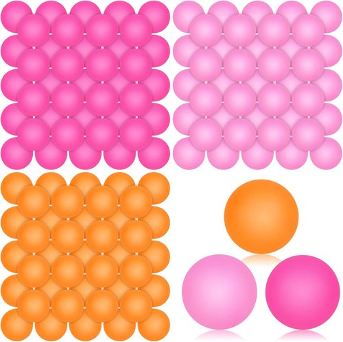 JarThena | 120Pcs Colorful Table Tennis Balls - 40mm Training Balls for Indoor & Outdoor Play