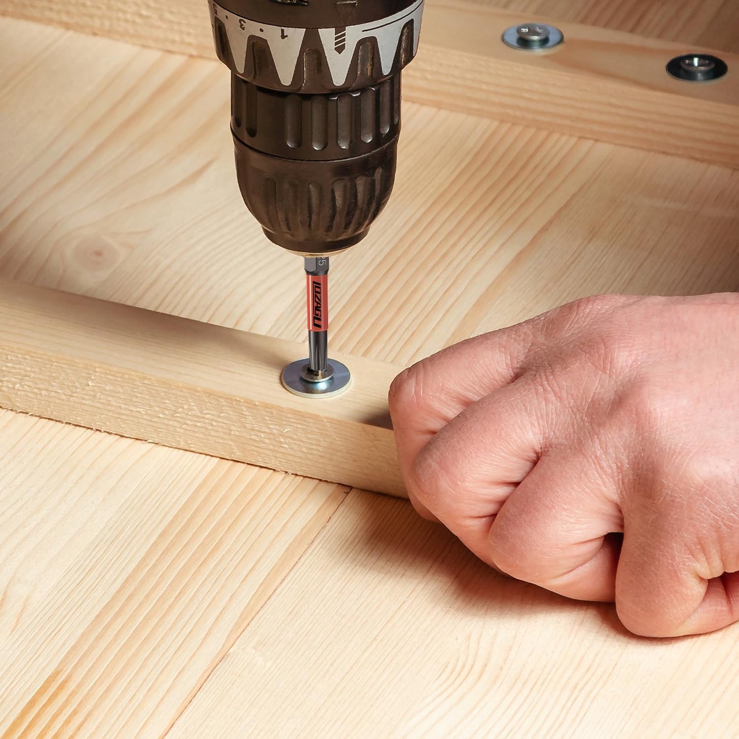 LOZAGU 10-Piece T25 Torx Bits, 2'' to 6'' (50-152mm), Magnetic T25 Torx Bits for Impact Driver, 1/4 Inch Hex Shank | S2 Steel