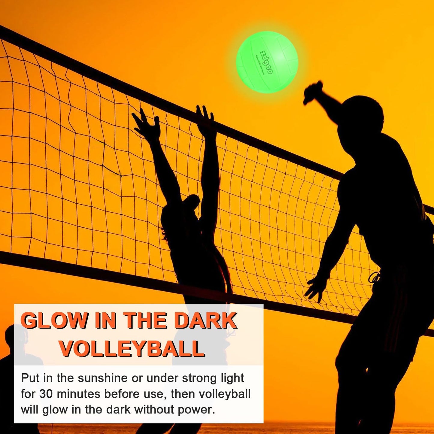 Portable Volleyball Net for Backyard - 12FT Net and Height Adjustable Pole