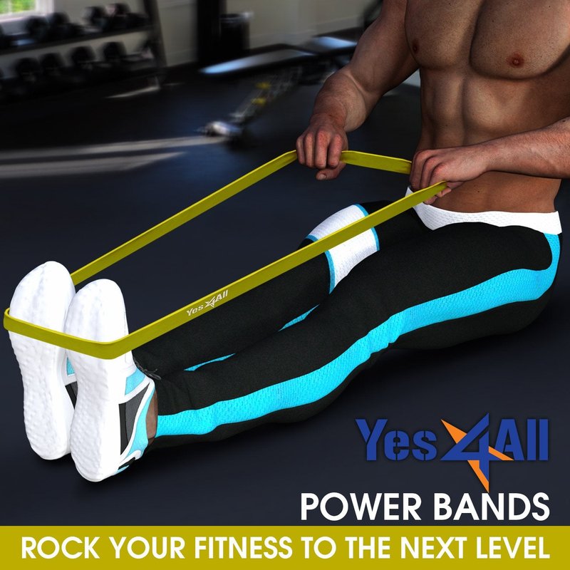 Yes4All Tricep Strap Cable Attachment 22 & 29 Inches for Different Exercises, Wide Range of Motion/Portable Cable Crunch Attachment with Large D-Ring, Sturdy Wedding Material