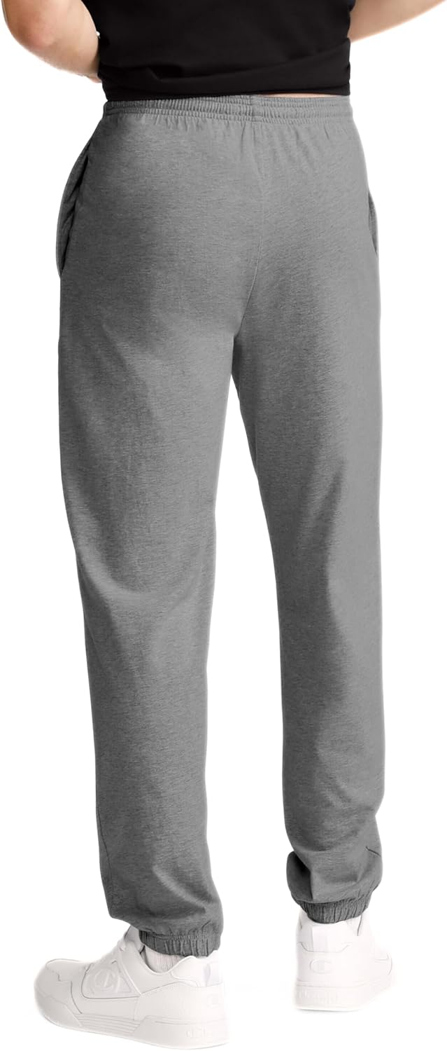 Champion Men's Lounge Pants - Lightweight 100% Cotton with Cinched Bottom | Regular & Big & Tall Sizes