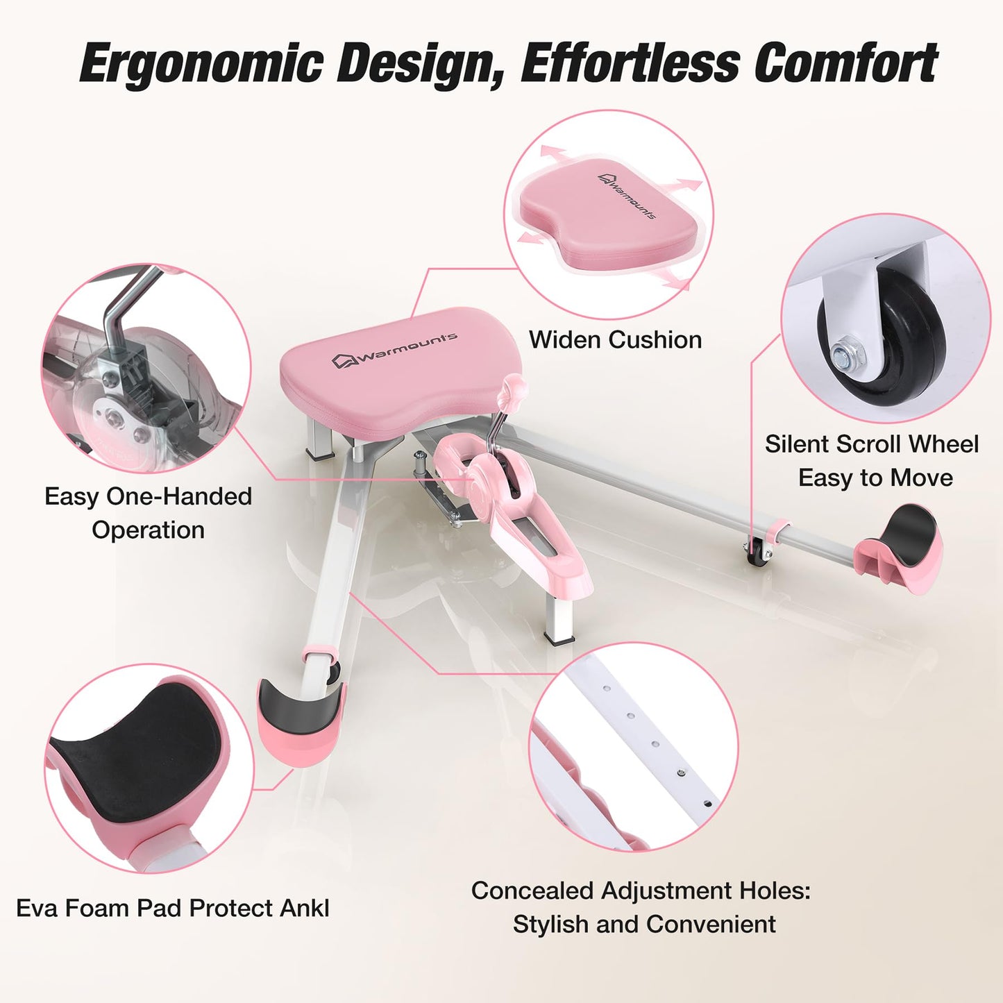 Split Machine, Leg Stretcher Split Machine for Flexibility, Adjustable 0-190° Leg Stretching Equipment Suitable for Ballet Yoga, Dance and Gymnastics, 330lb Capacity