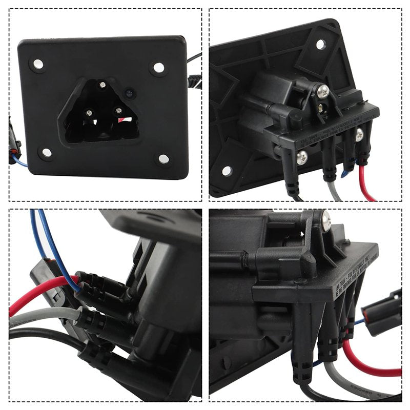 WFLNHB 48V Golf Cart 8054 Receptacle Replacement for EZGO RXV 2008-up Electric Replacement for EZGO 2Five 2010-up w/Wires Charger 602529