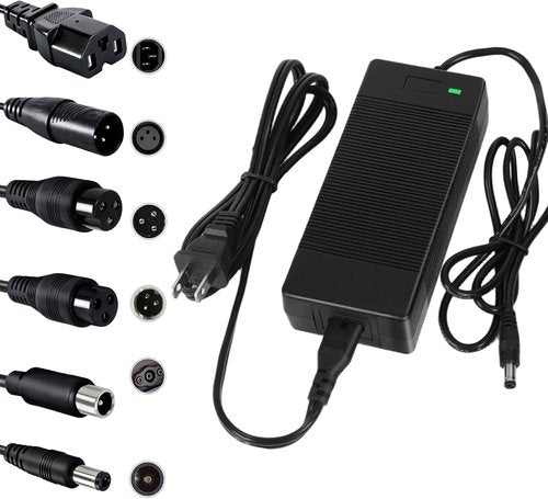 GOTRAX UL Certified 42V 2A Electric Scooter Charger - 6-Prong Hoverboard Power Adapter