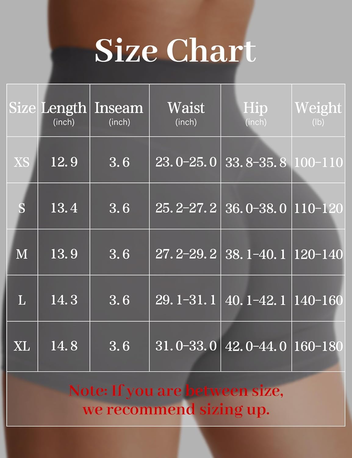 YEOREO Women's Biker Shorts - High Waist Tummy Control | 3.6" / 4.5" / 6" Workout & Yoga