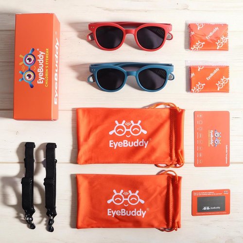 EYEBUDDY Kids Toddler Sunglasses - Polarized UV Protection for Ages 2-8 | Stylish & Safe for Boys & Girls