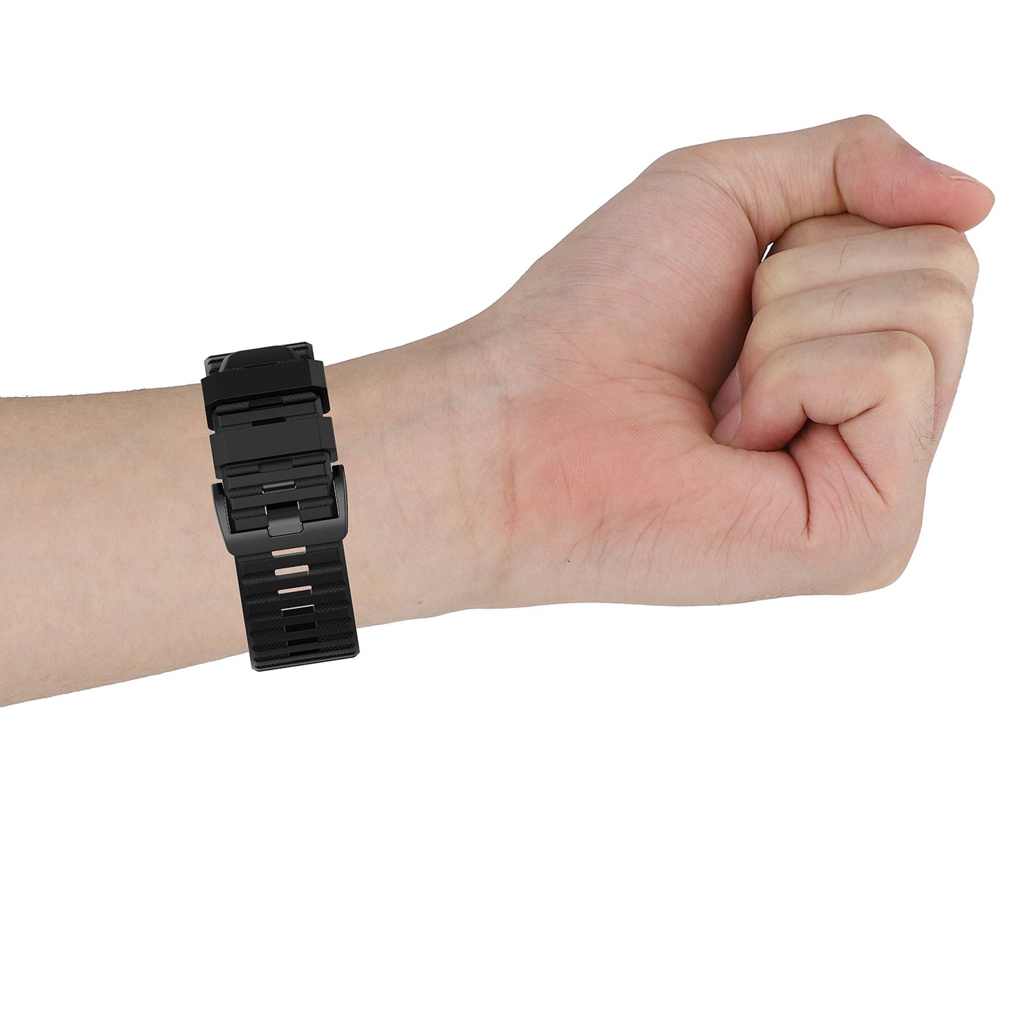 Compatible for Garmin Fenix 6X/6X Pro, 26mm Width Silicone Strap WatchBand Replacement for Garmin Fenix 6X/fenix 6X pro/Fenix 5X/Fenix 5X plus/Fenix 3 HR/D2 Charlie/D2 Delta PX/Descent MK1 (5 Colors)