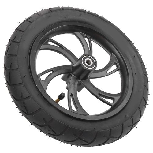12in Bike Wheel Tire, Electric Scooter Tire with Wheel Hub Rubber Tyre Electric Scooters Equipment Tires Replacement 12 1/2X2 1/4 Riding