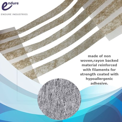 Endure Ind Wound Skin Closures, 5 on Each Sheet, 2 Sheets per Pouch, 5 Pouches per Box, 50 Total (1/4" x 4" Nude Tone)