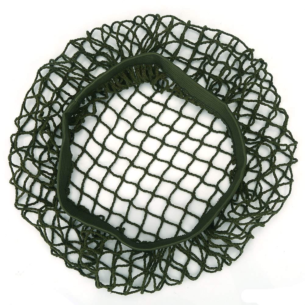 Helmet Net Parts, Helmet Scrim Camouflage Net Cover Fit for M1 M35 M88 Helmet, Green