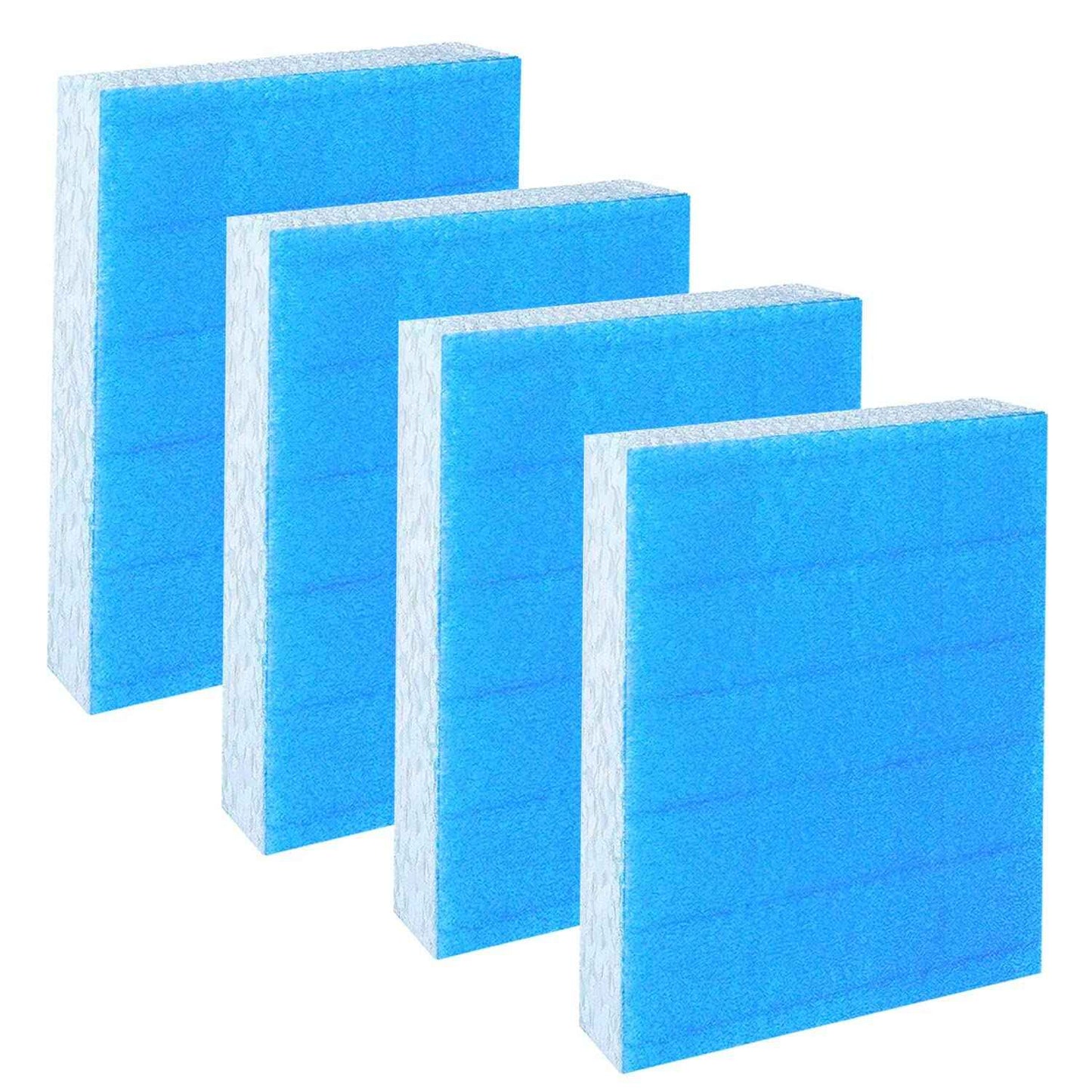Filter Replacement for Honeywell Humidifier Filter T HFT600, Wicks with Blue Pre-Filter Layer, Humidifier Filters Compatible with Honeywell Humidifier HEV615 HEV620 (4 Filters & Blue Pre-Filter Layer)