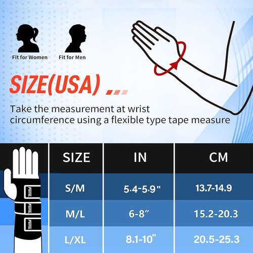 FEATOL Wrist Brace - Carpal Tunnel Support Splint for Pain Relief | Medium/Large Right Hand