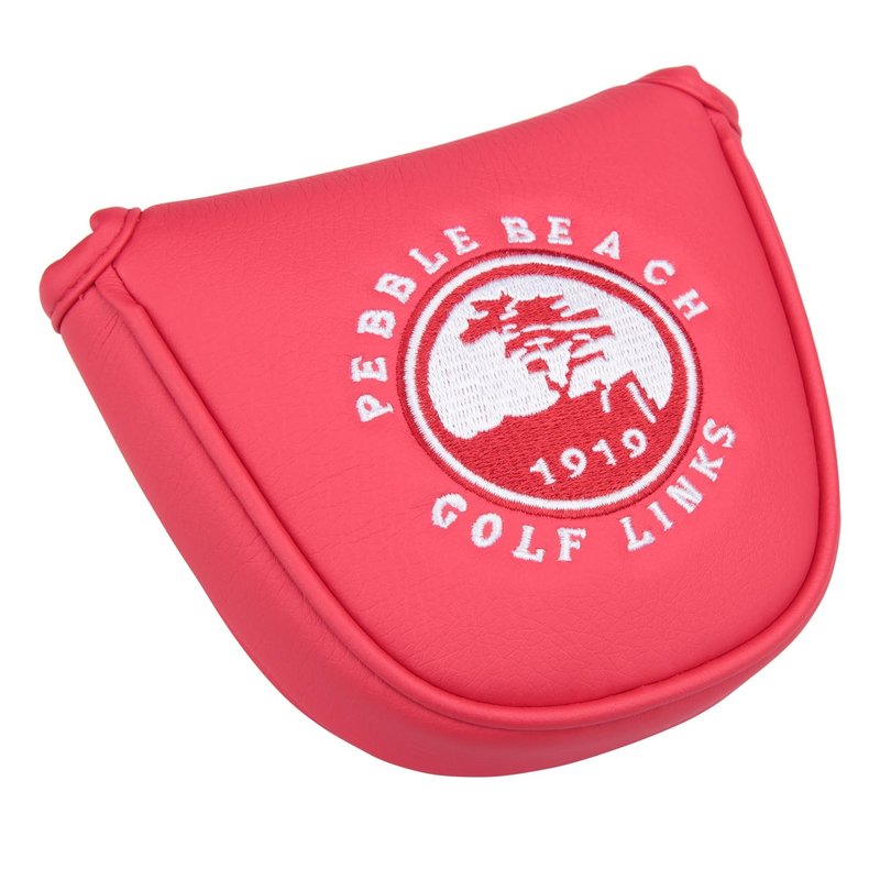 OGECLF 1pc Golf Club Mallet Putter Head Cover for Center Shaft Putters Center Shaft Mallet Cover with Magnetic Closure (Red)