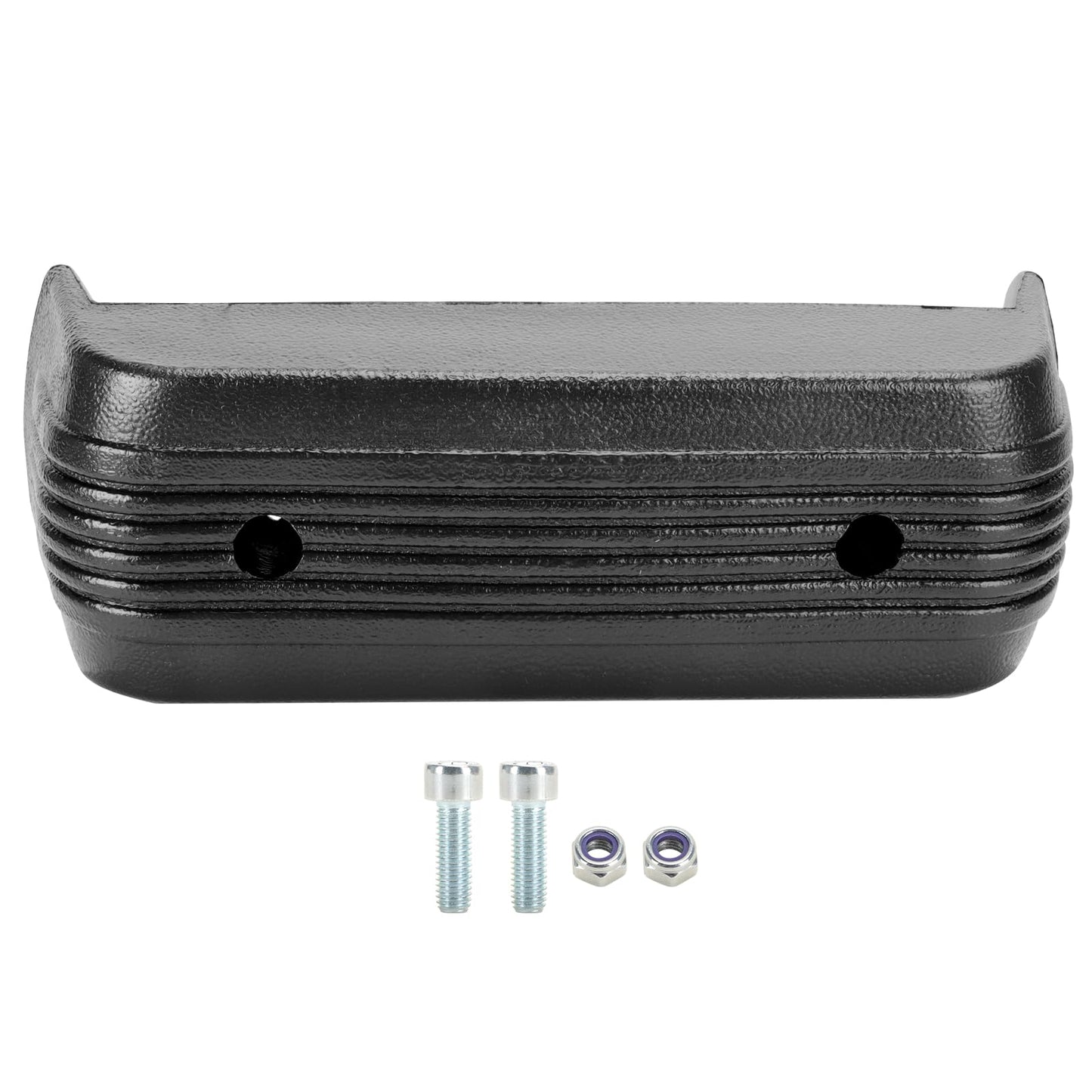 Roykaw Golf Cart Front Bumper with Bolts Fits for Club Car DS Gas and Electric 1993-Up Golf Cart, Durable Molded Plastic, Black Bumper Traverse Accessories, OEM#1016868