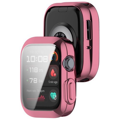 FitTurn Screen Protector Case for Huawei Watch D2 TPU Slim Case Cover [Plating Metal Color Frame] [3D Full Coverage] Shell Protective for Huawei Watch D2 Smartwatch (6Pack)
